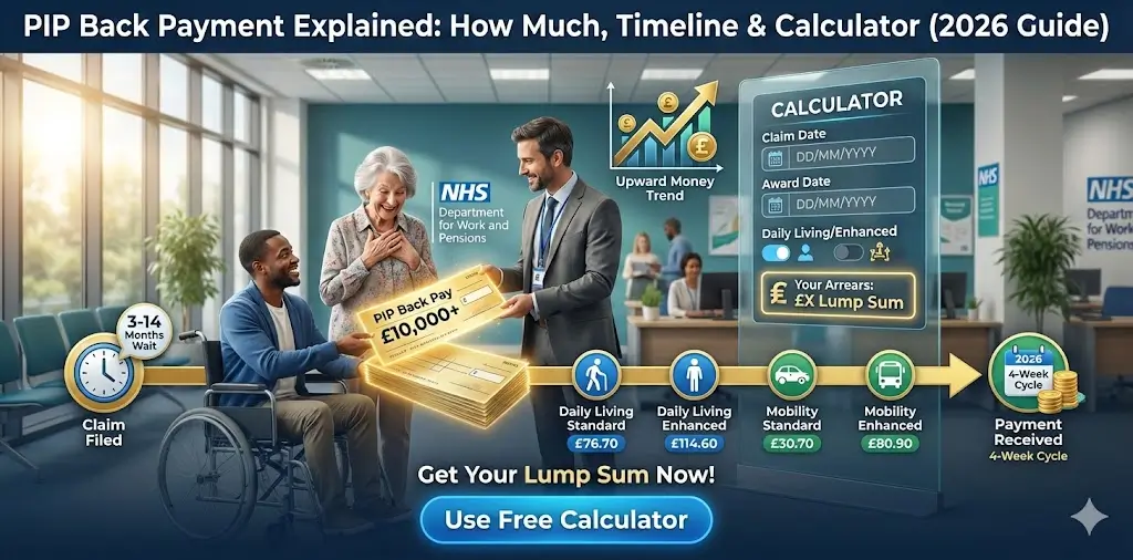 PIP Back Payment Explained: How Much You’ll Get, Timeline & Calculator (2026 Guide)