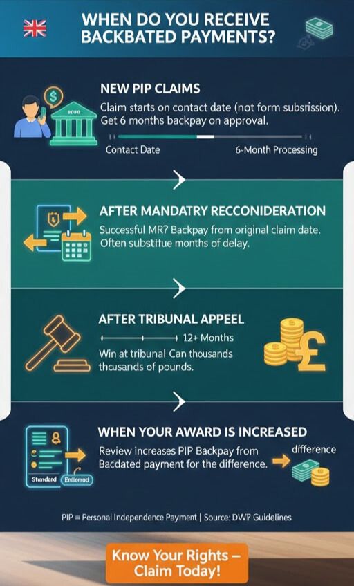 When Do You Receive Backdated Payments
in PIP