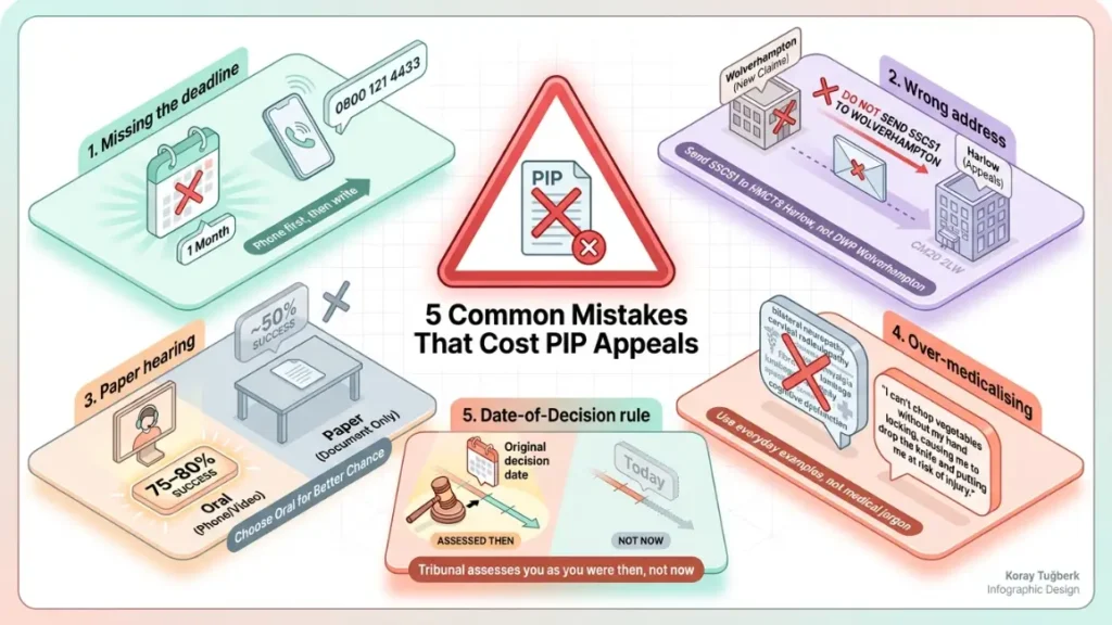 Common Mistakes That Cost PIP Appeals