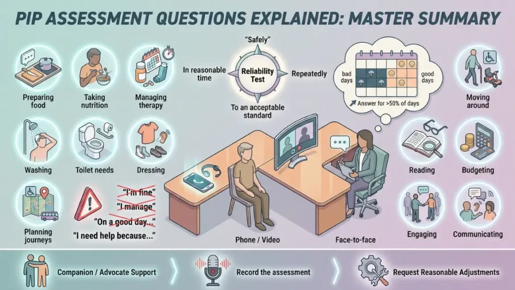 PIP Assessment Questions