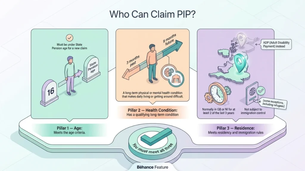 Who can claim PIP