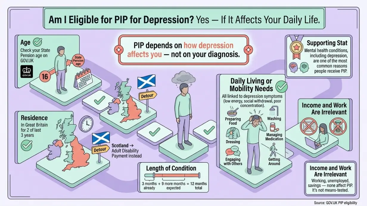 Am I Eligible for PIP for Depression
