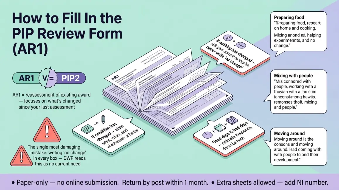 How Do I Fill In the PIP Review Form (AR1)