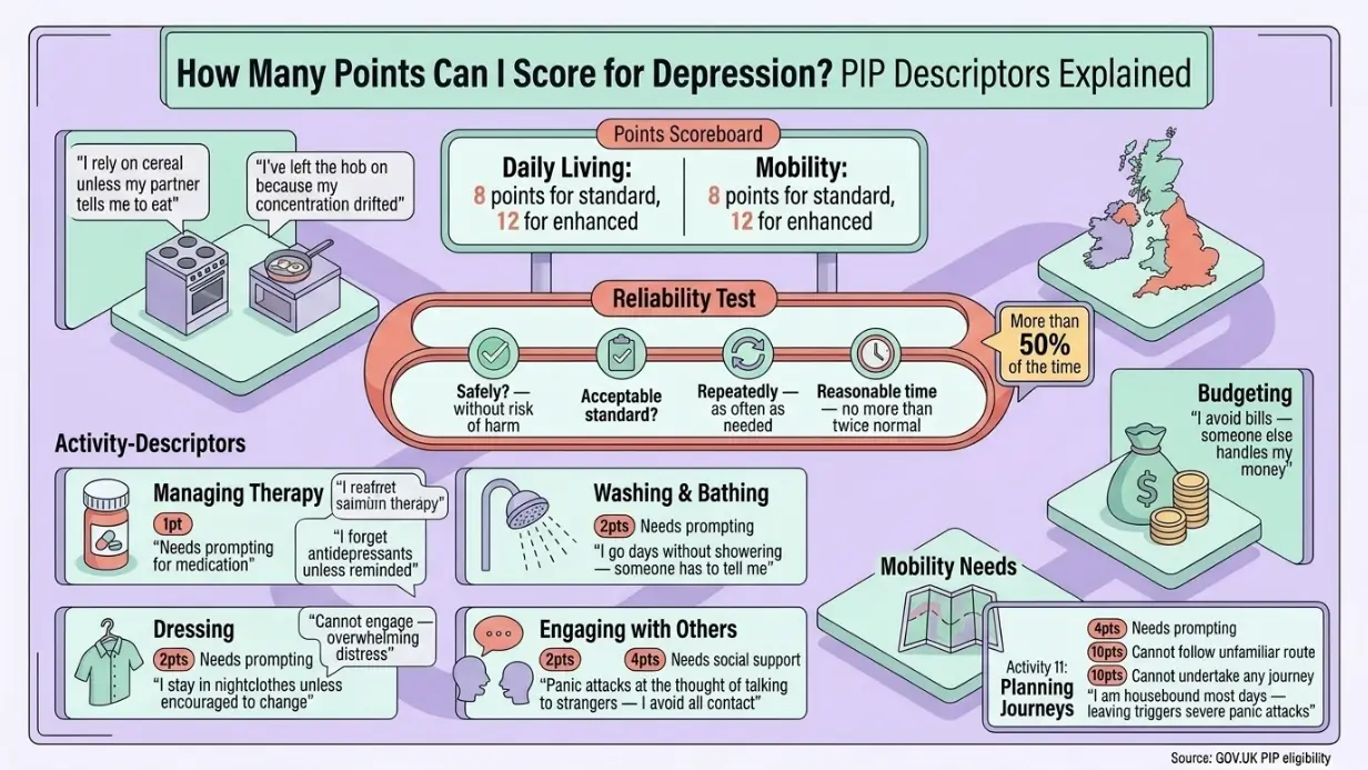 How Many Points Can I Score for Depression