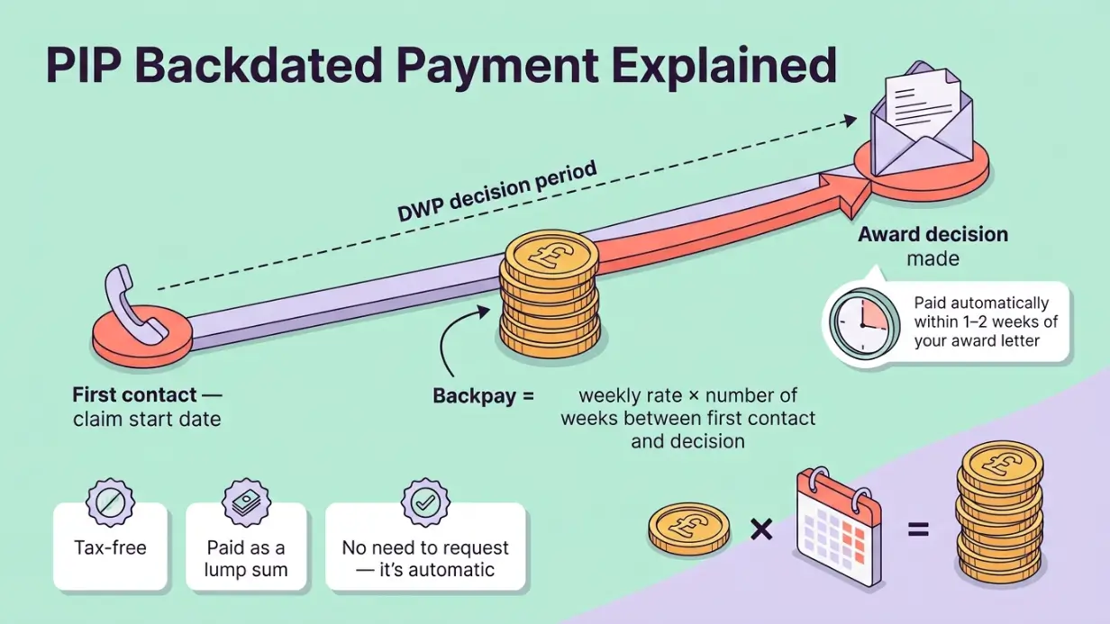PIP Backdated Payments