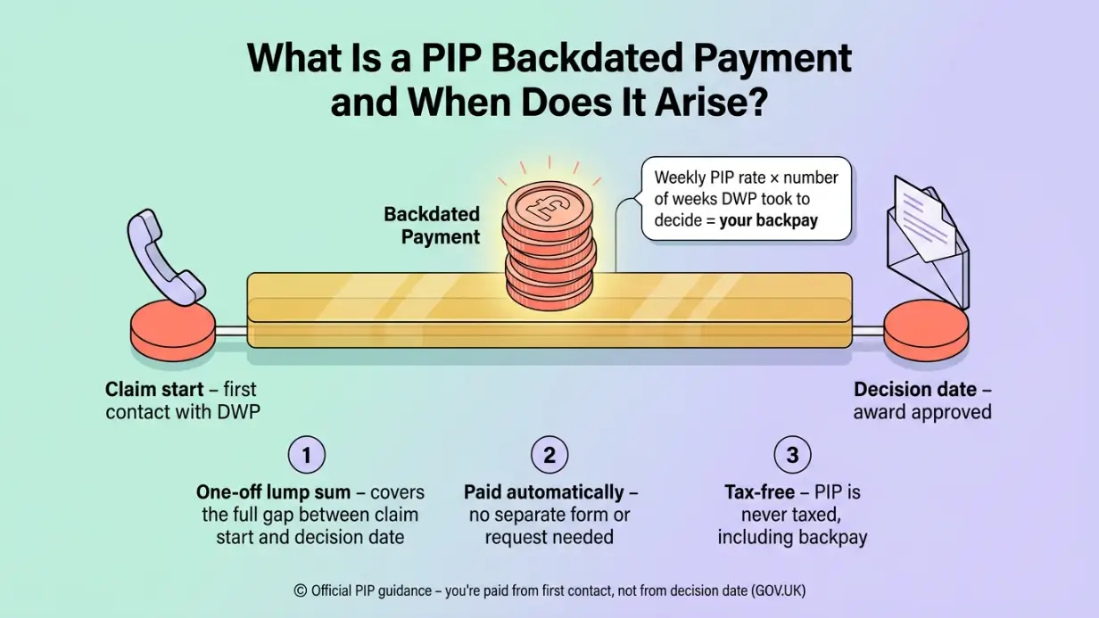 What Exactly Is a PIP Backdated Payment and When Does It Arise