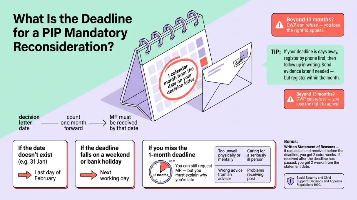 What Is the Deadline for a PIP Mandatory Reconsideration